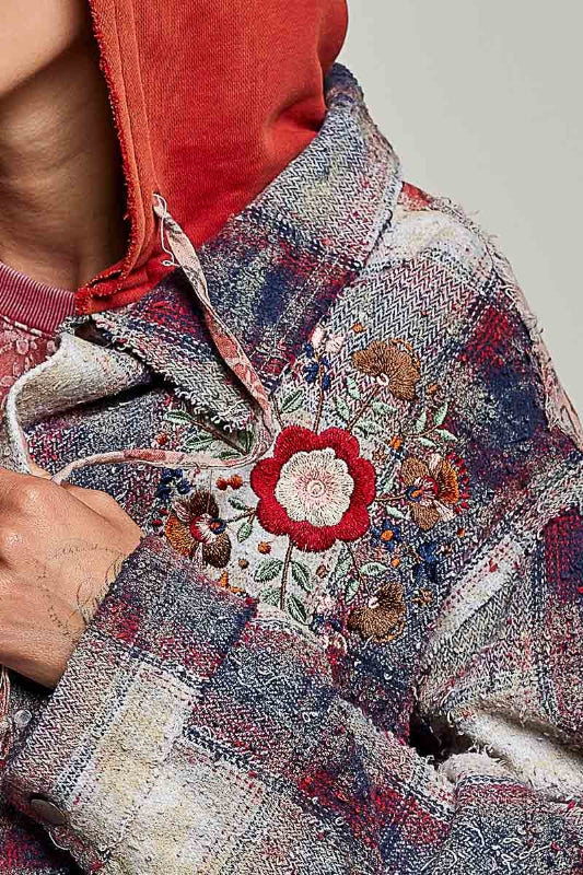 Woodland Flannel Hooded Jacket