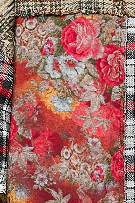 Countryside Patchwork Flannel Top