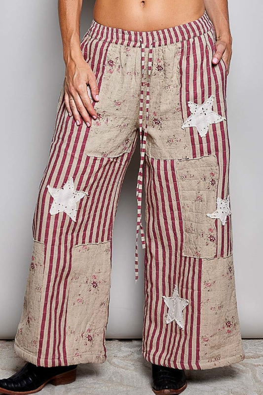 Rodeo Rose Patchwork Pants