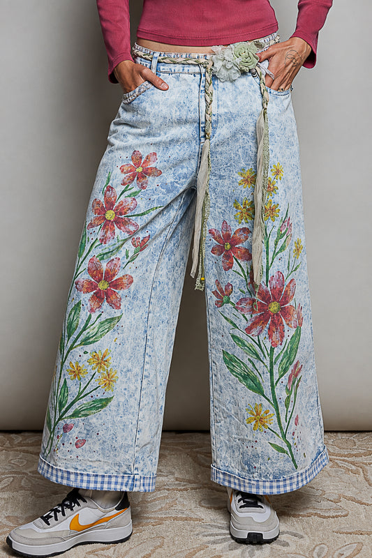 Painted Petal Jeans