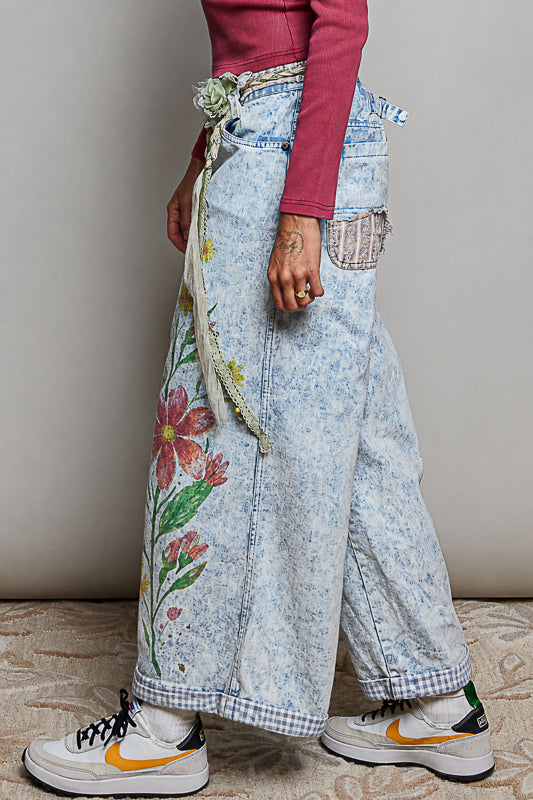 Painted Petal Jeans