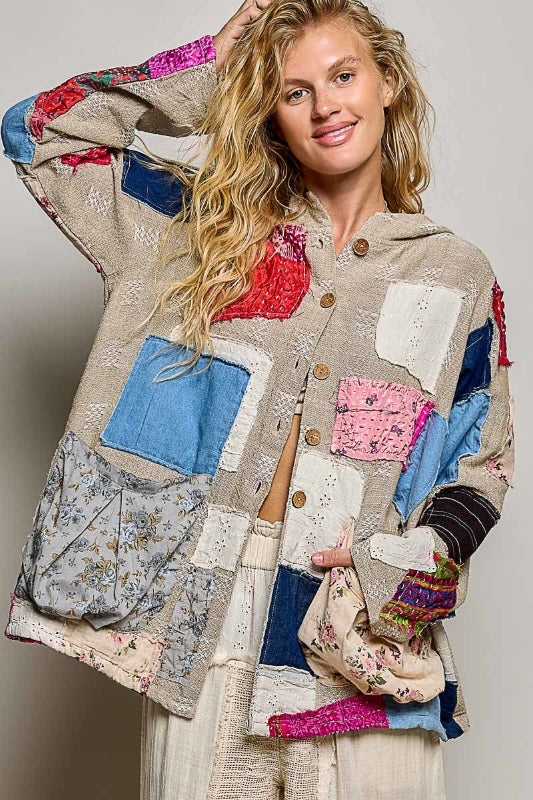 Boho Bloom Hooded Jacket