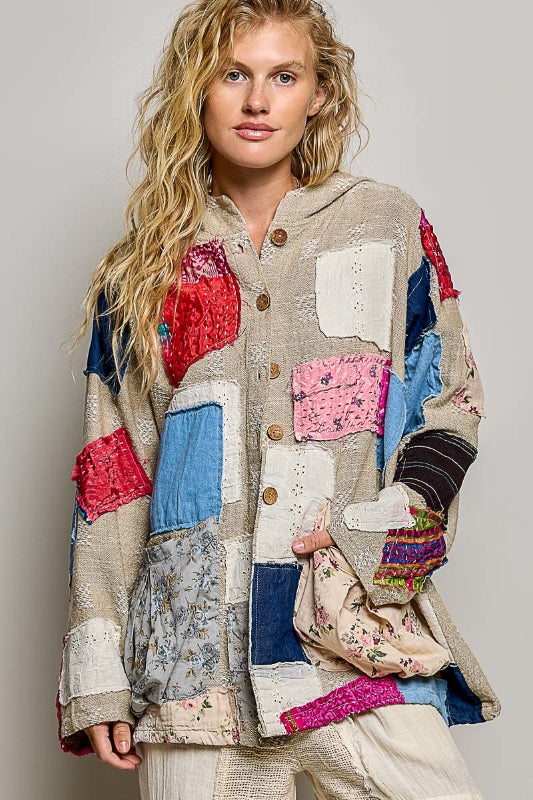 Boho Bloom Hooded Jacket