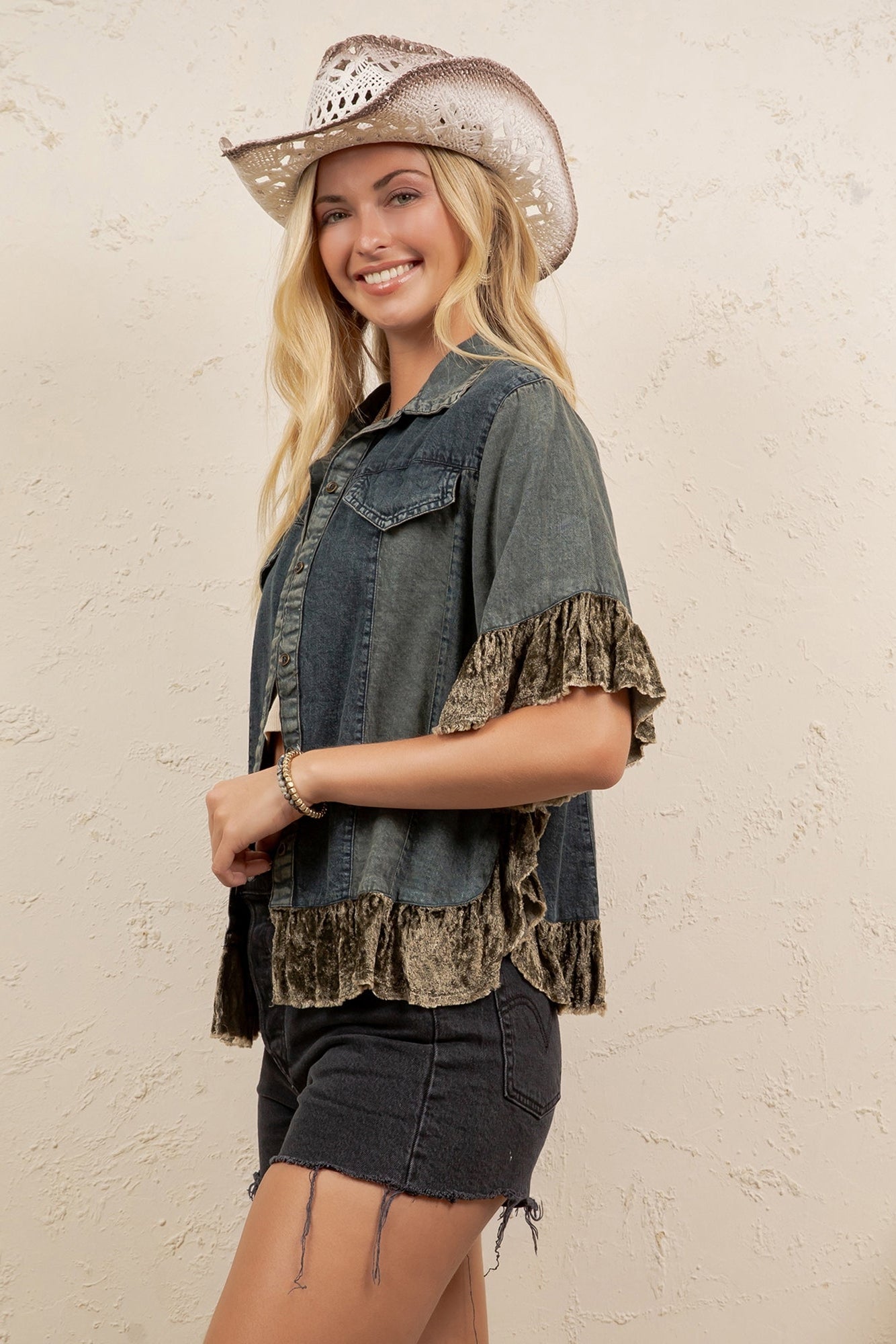 Marsh Cotton Top