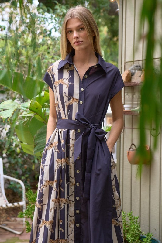 Onyx Safari Maxi Dress