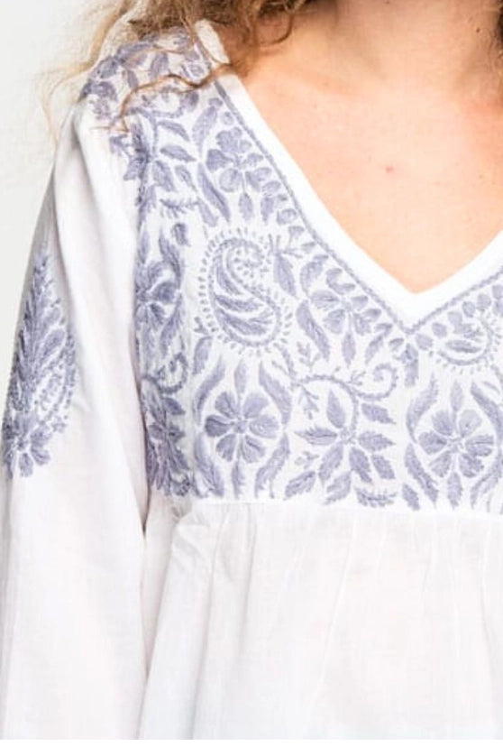 Wisteria Whisper Cotton Top
