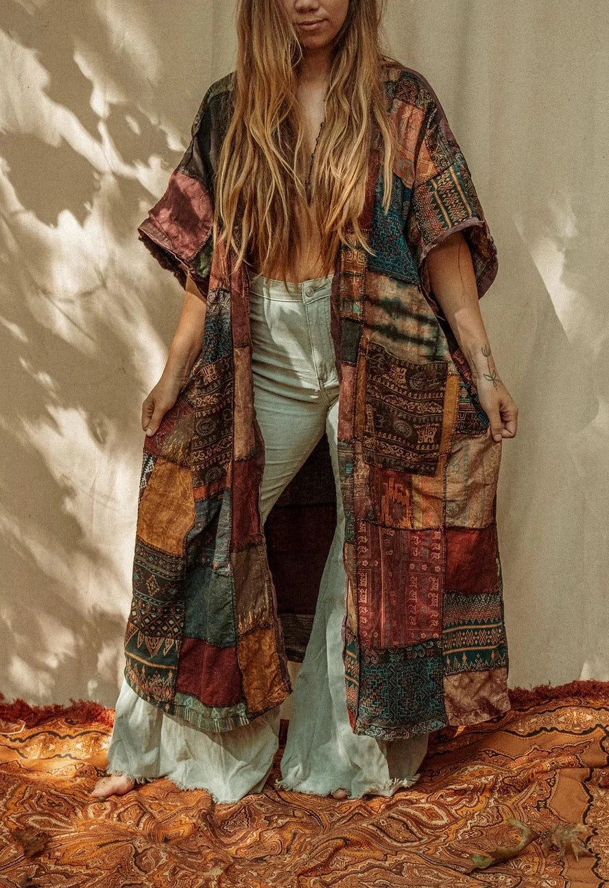 Shadowed Garden Patchwork Duster