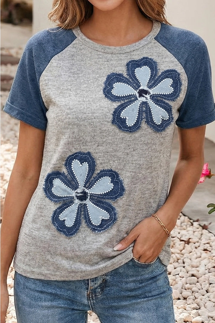 Slate Blooms Top