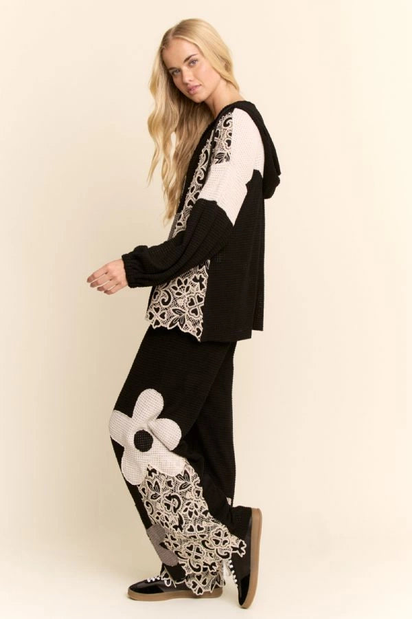 Lacy Lizzie Thermal Knit Pants