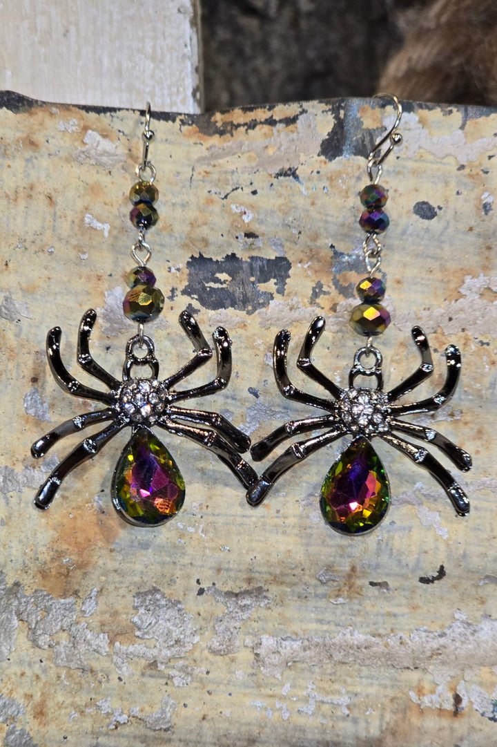 Itsy Sparkle Spider Earrings