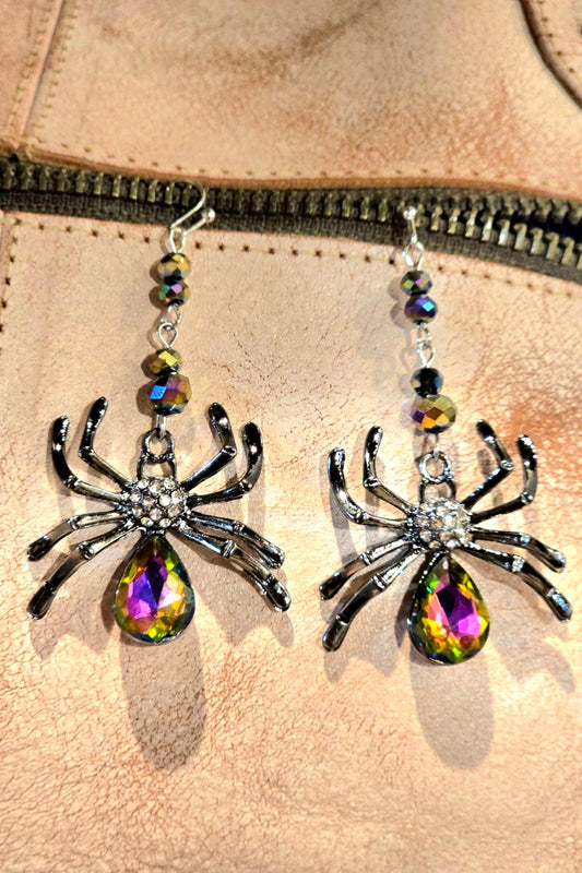 Itsy Sparkle Spider Earrings