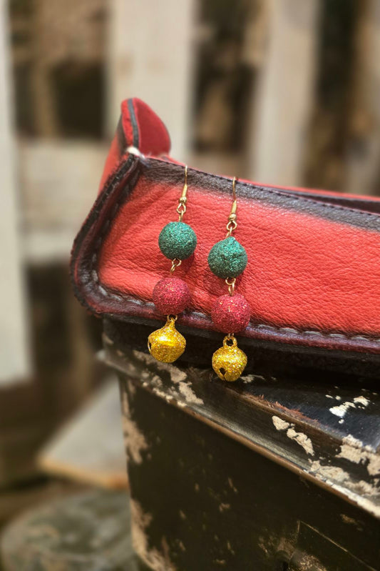 Sparkle Jingle Ornament Earrings