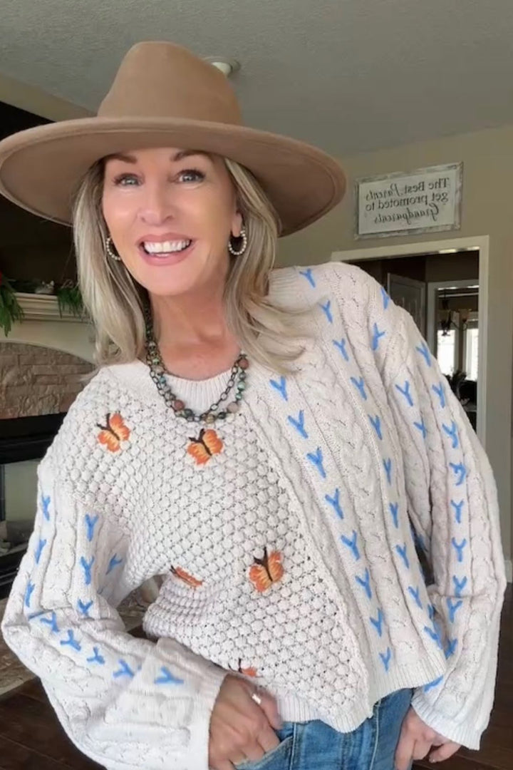 Feeling Butterflies Sweater