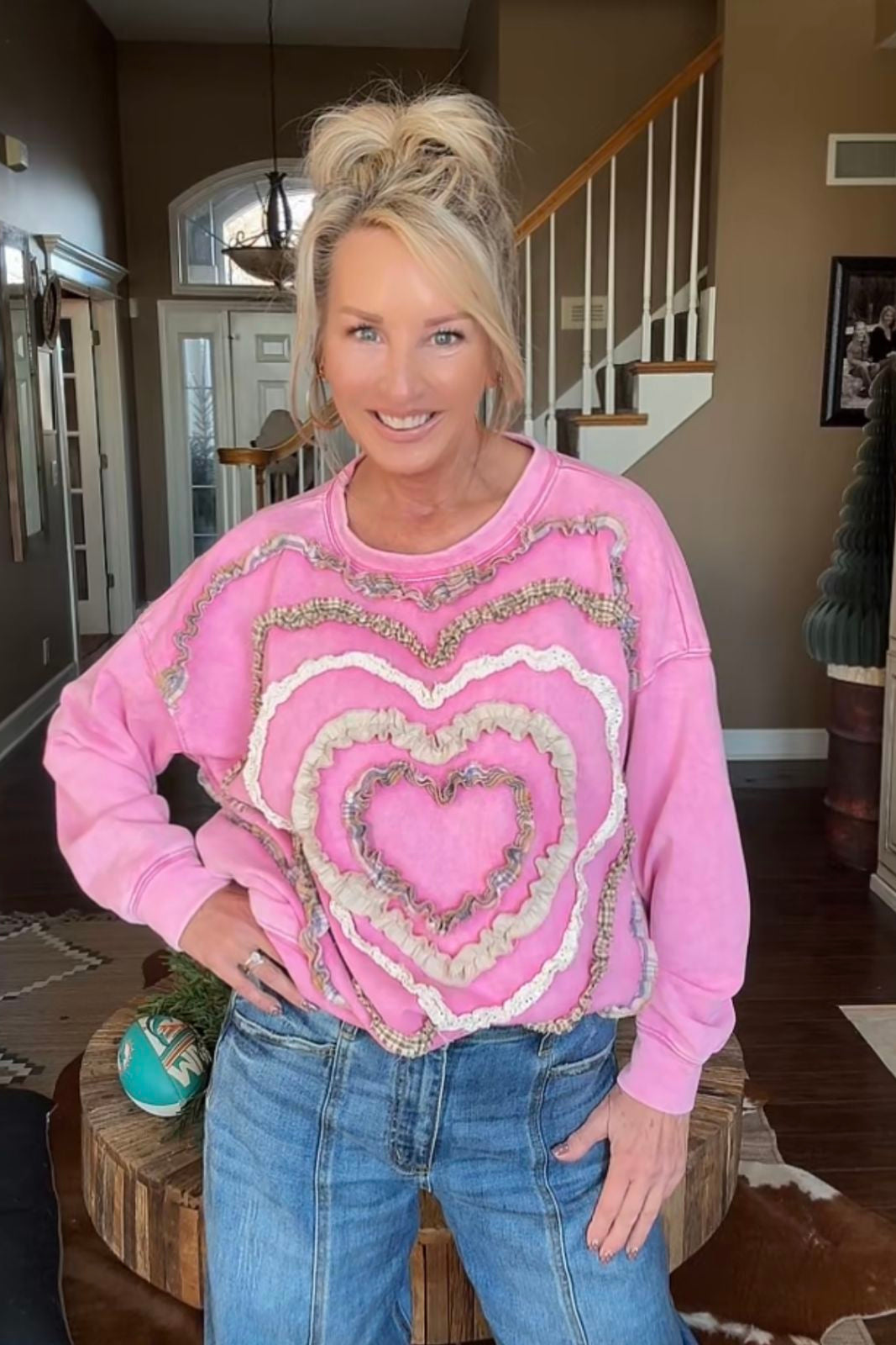 Bubblegum Heartbeat Sweatshirt