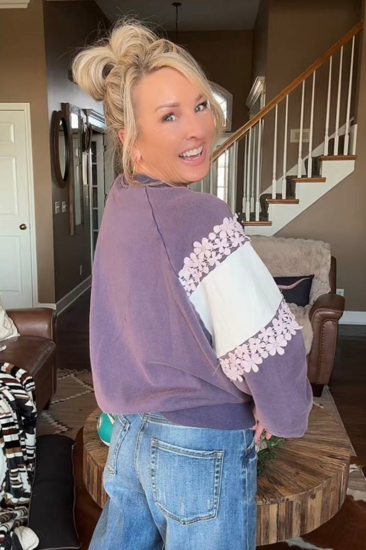 Love Blooms Cotton Sweatshirt
