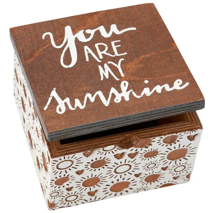 You Are My Sunshine Hinged Box