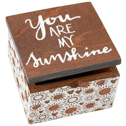 You Are My Sunshine Hinged Box
