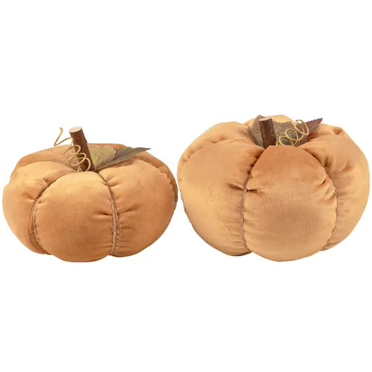 Pumpkin Set Orange Velvet