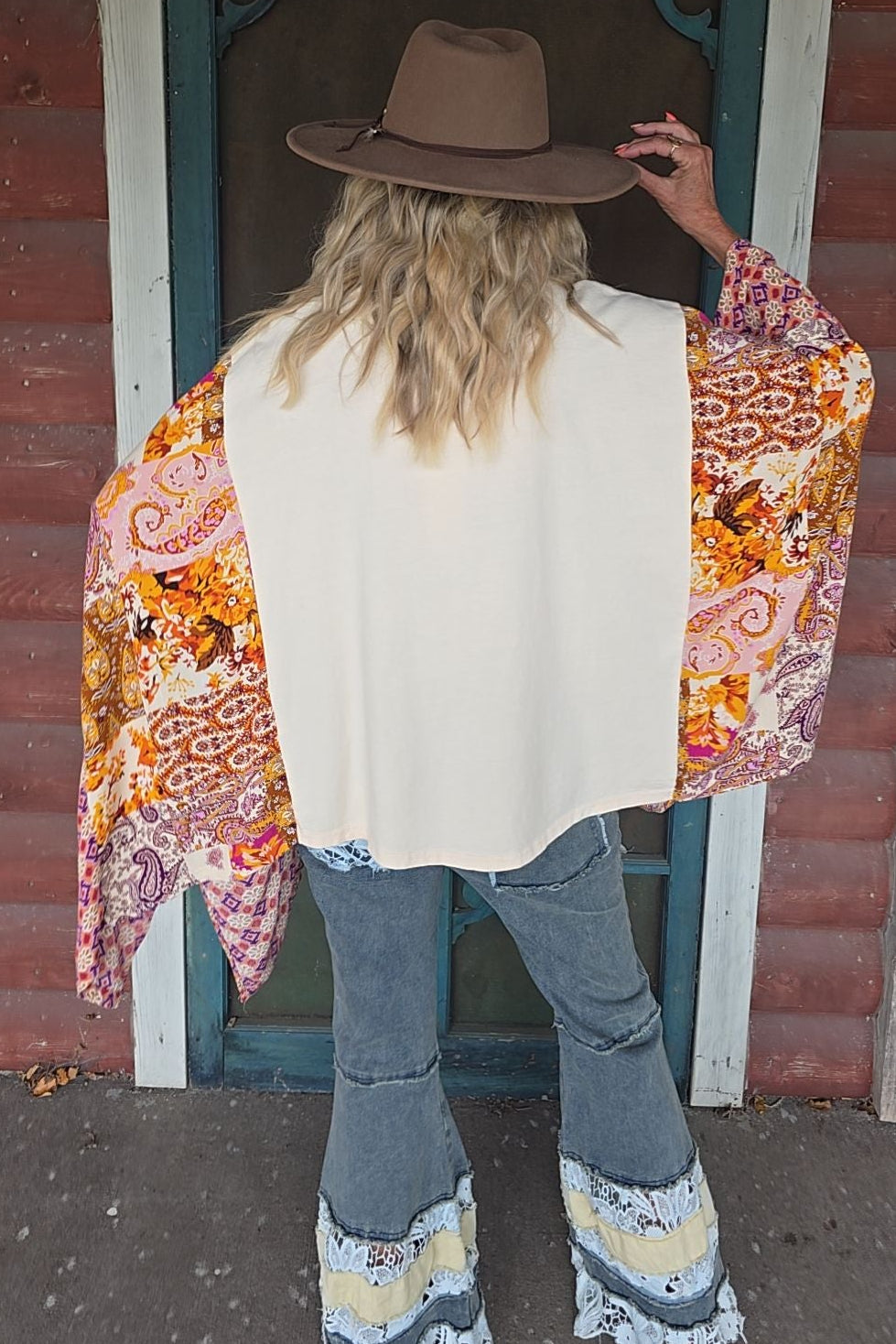 Take Me Away Poncho Blouse