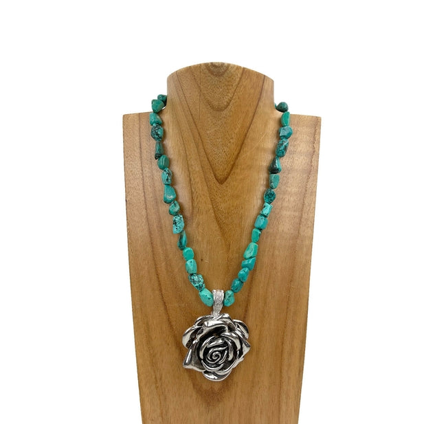 Southwestern Rosebud Necklace