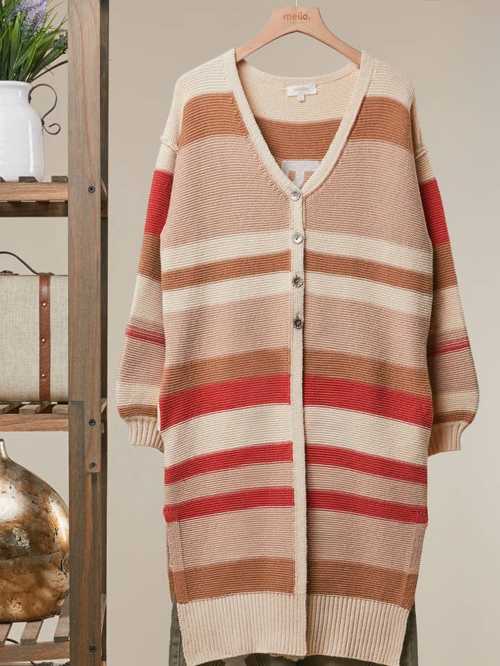 Peace &amp; Love Long Cardigan