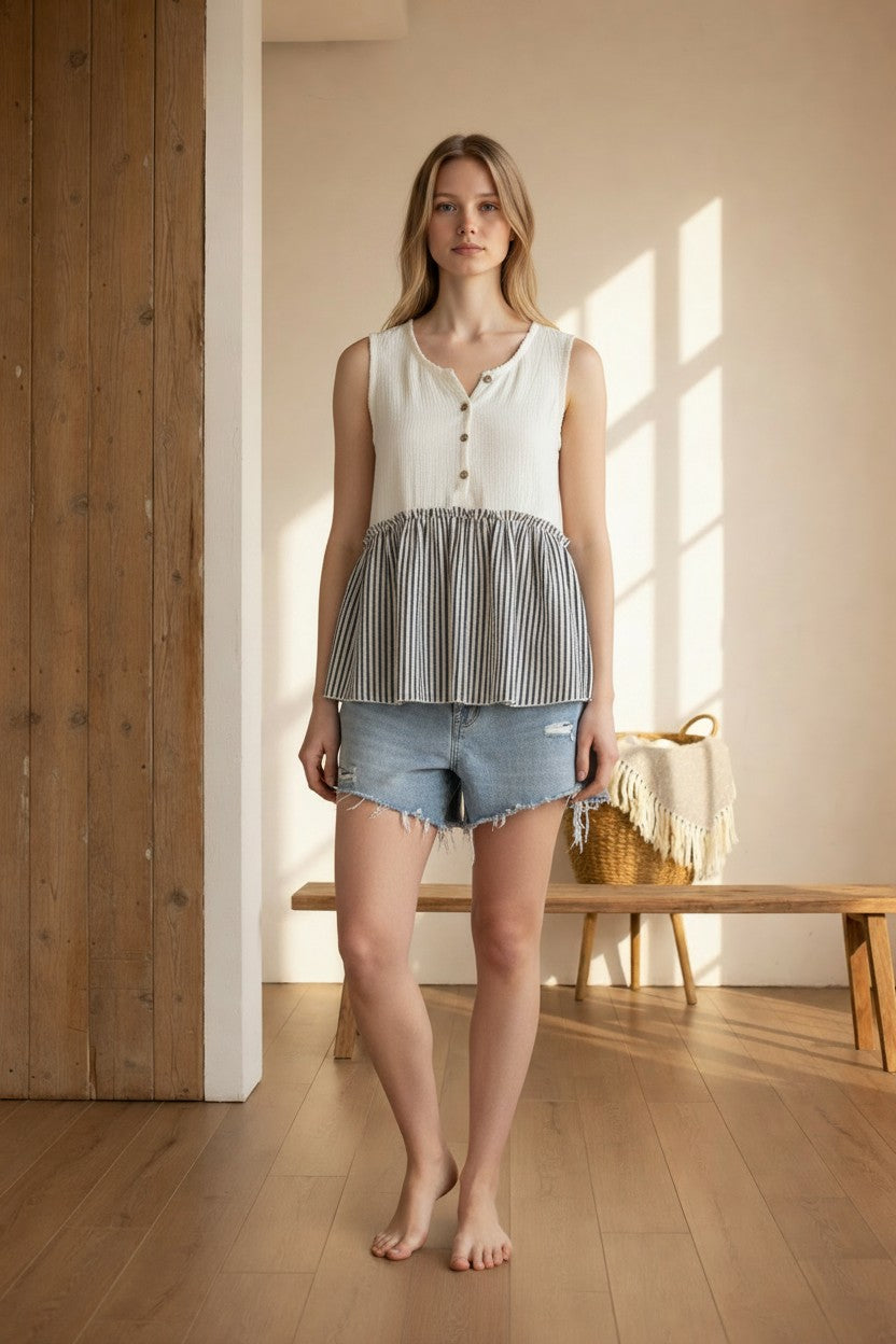 Nautical Stripe Top