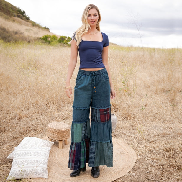 Frayed Frontier Pants