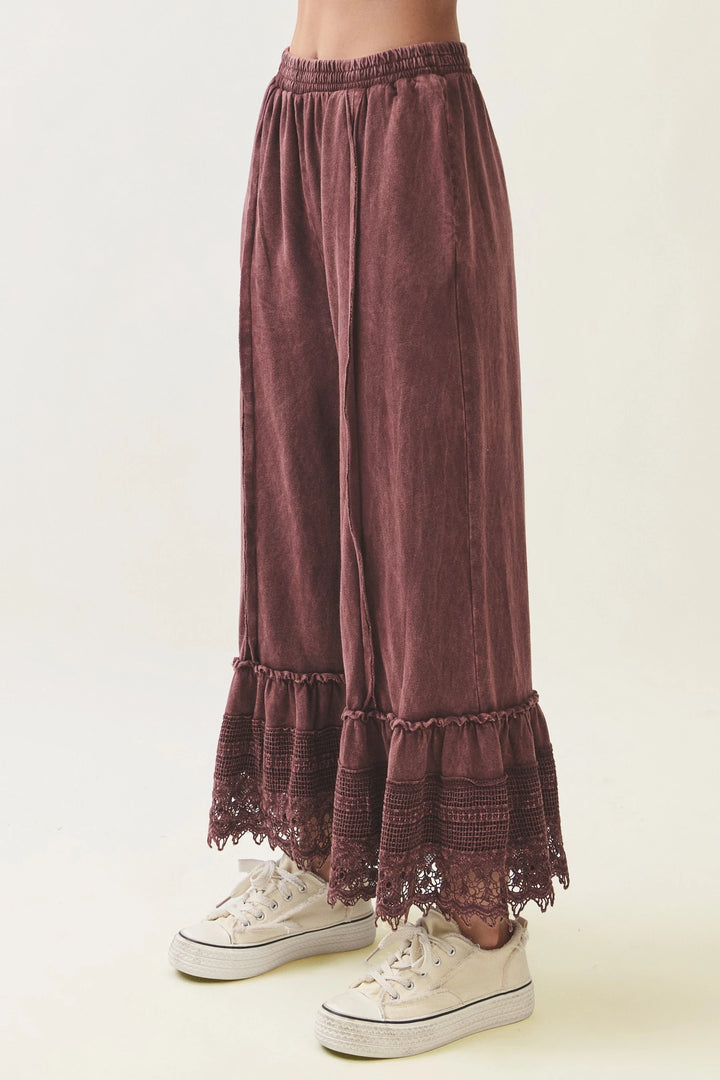 Mulberry Dream Lace Pants