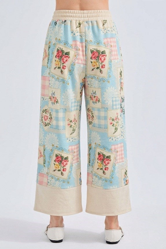 Heirloom Rose Baby Blue Pants