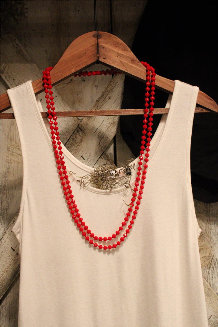 Skip Along Ivory Lace Tank