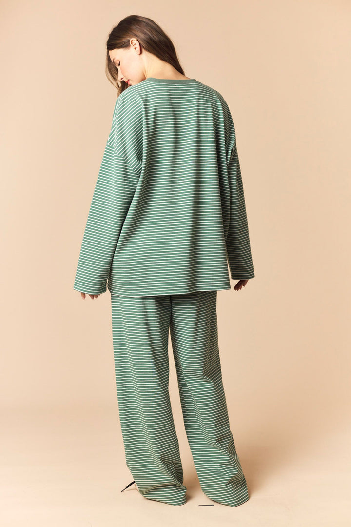 Mossy Dreamer Striped Set