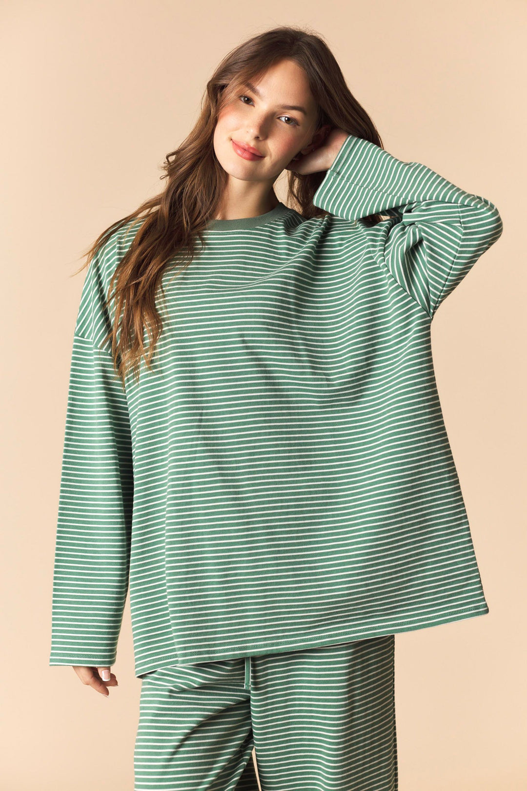 Mossy Dreamer Striped Set