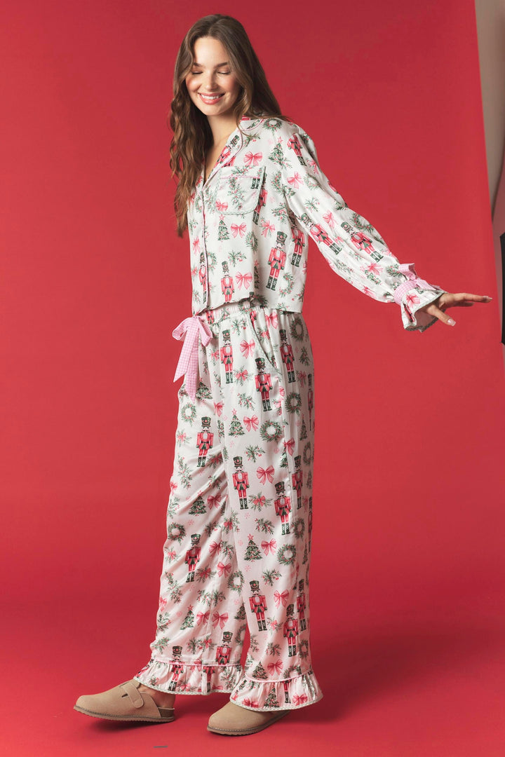 Merry In Pink Christmas Pajamas