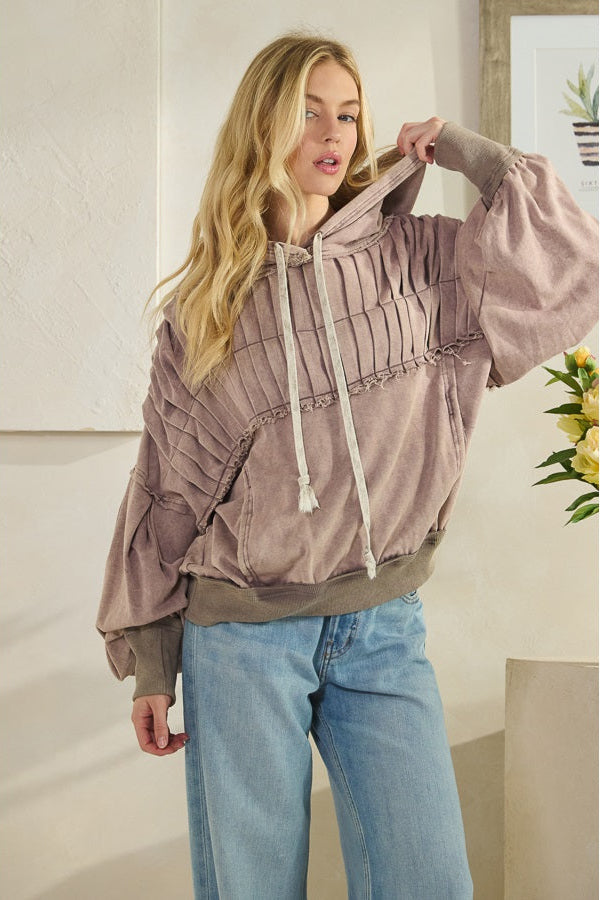 Mocha Cream Horizon Hoodie