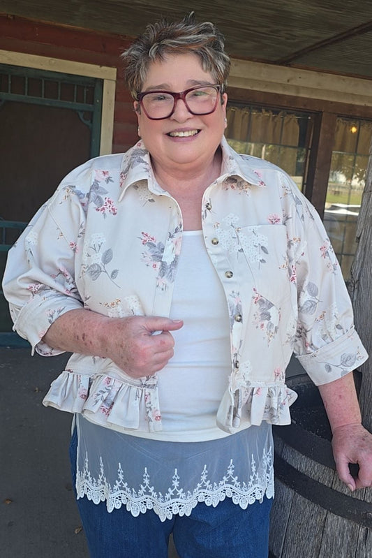 Floral Haven Jacket