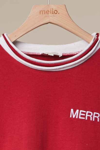 Christmas Cheer Cranberry Top