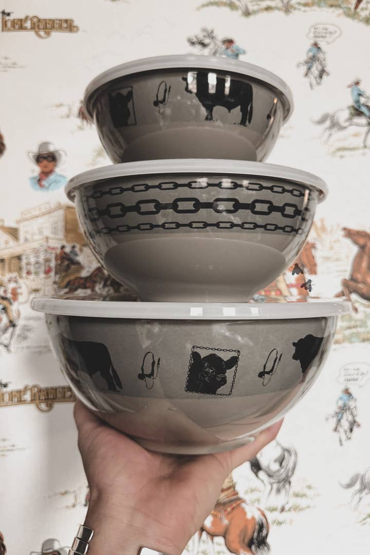 Heritage Herd Nesting Bowls Set