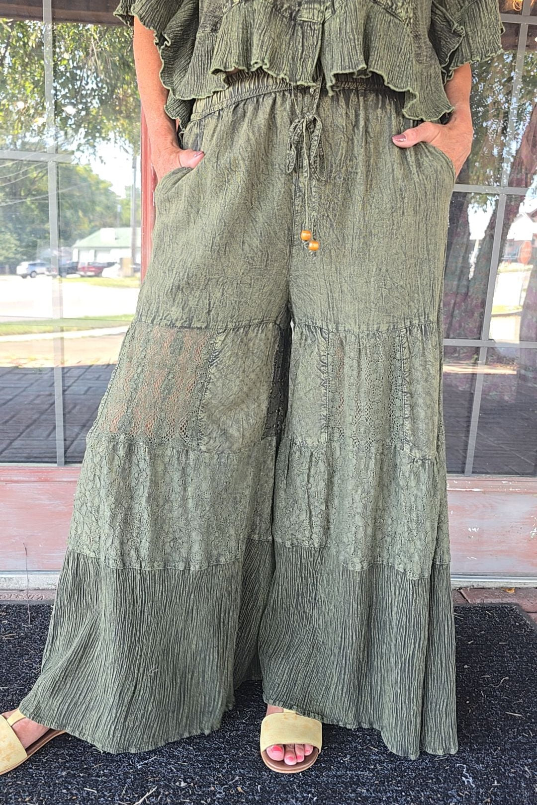 Cloud Nine Cotton Basil Pants