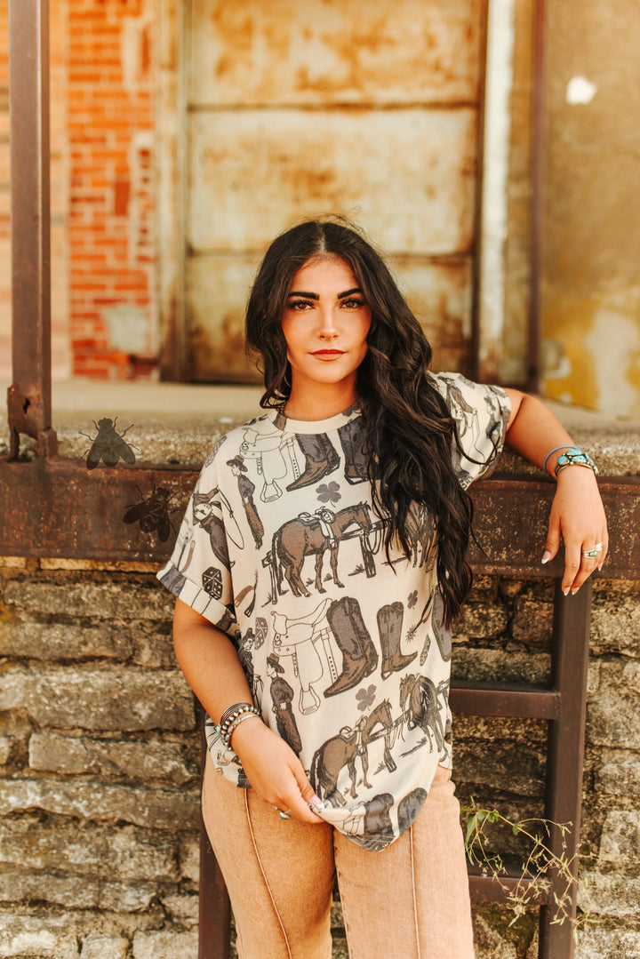Lucky Draw Western Top