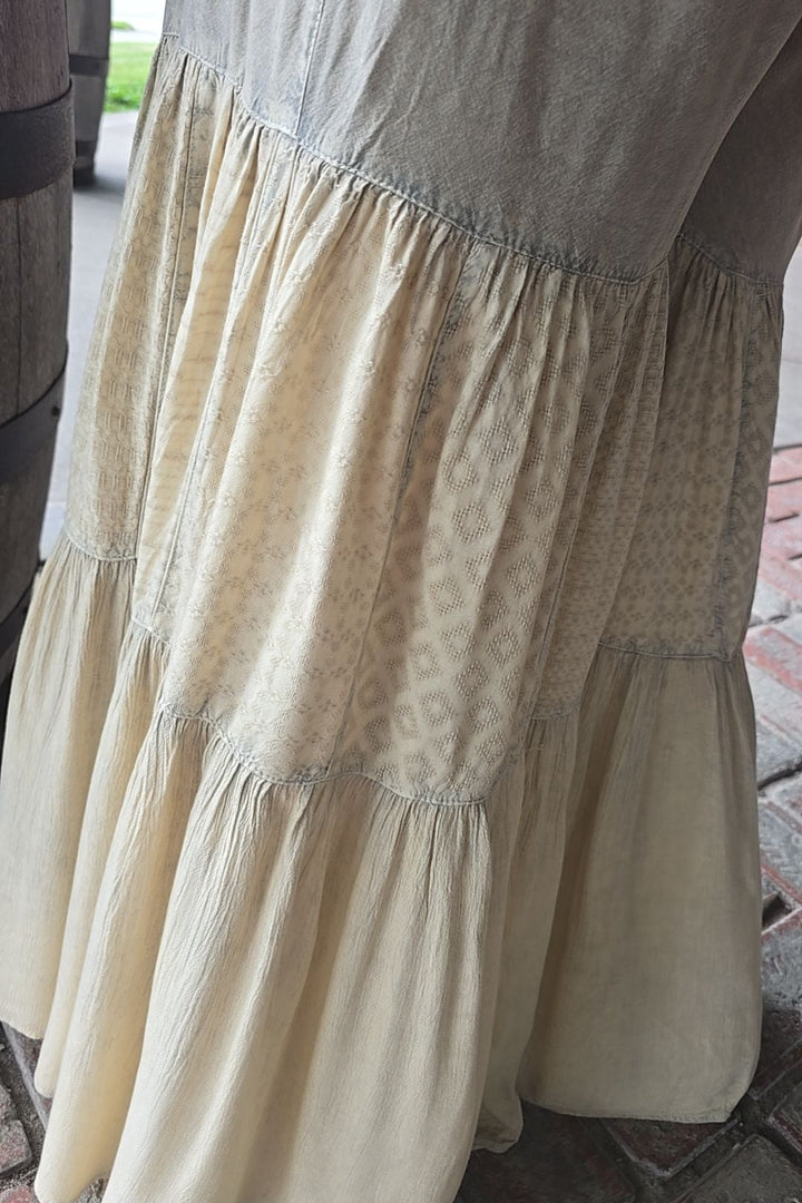 Cream &amp; Latte Tiered Pants