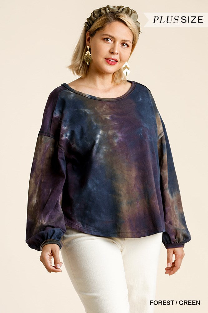 Midnight Tie Dye Top