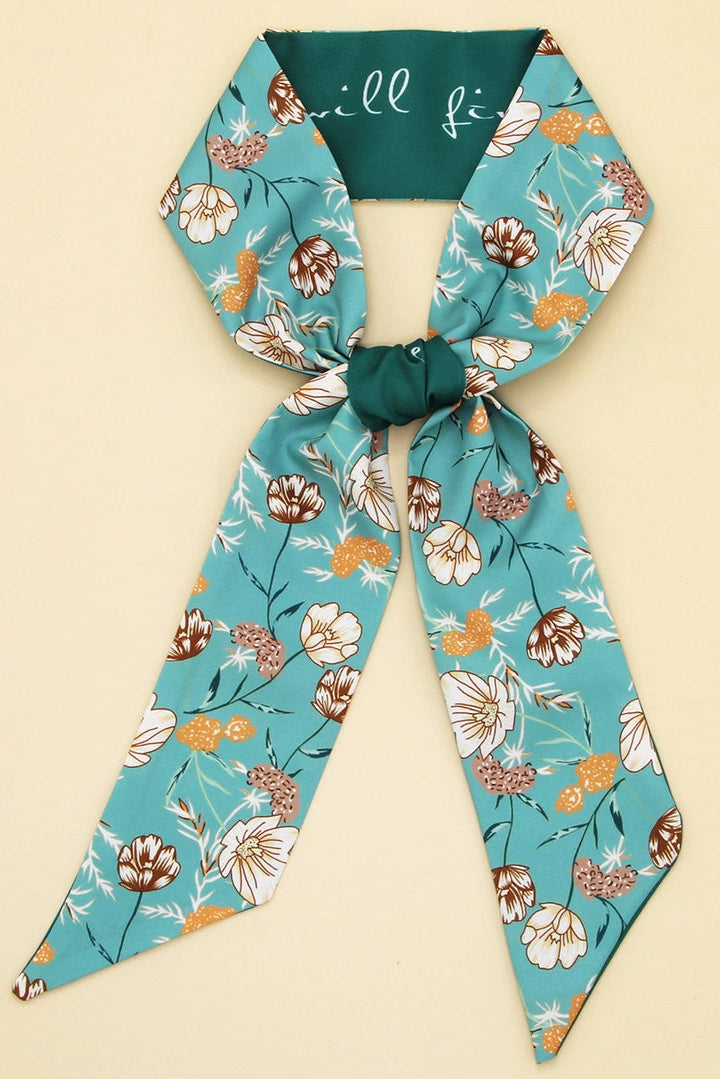 Chic Floral Head Scarf/Bag Strap