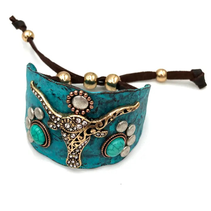 Longhorn Cuff Bracelet