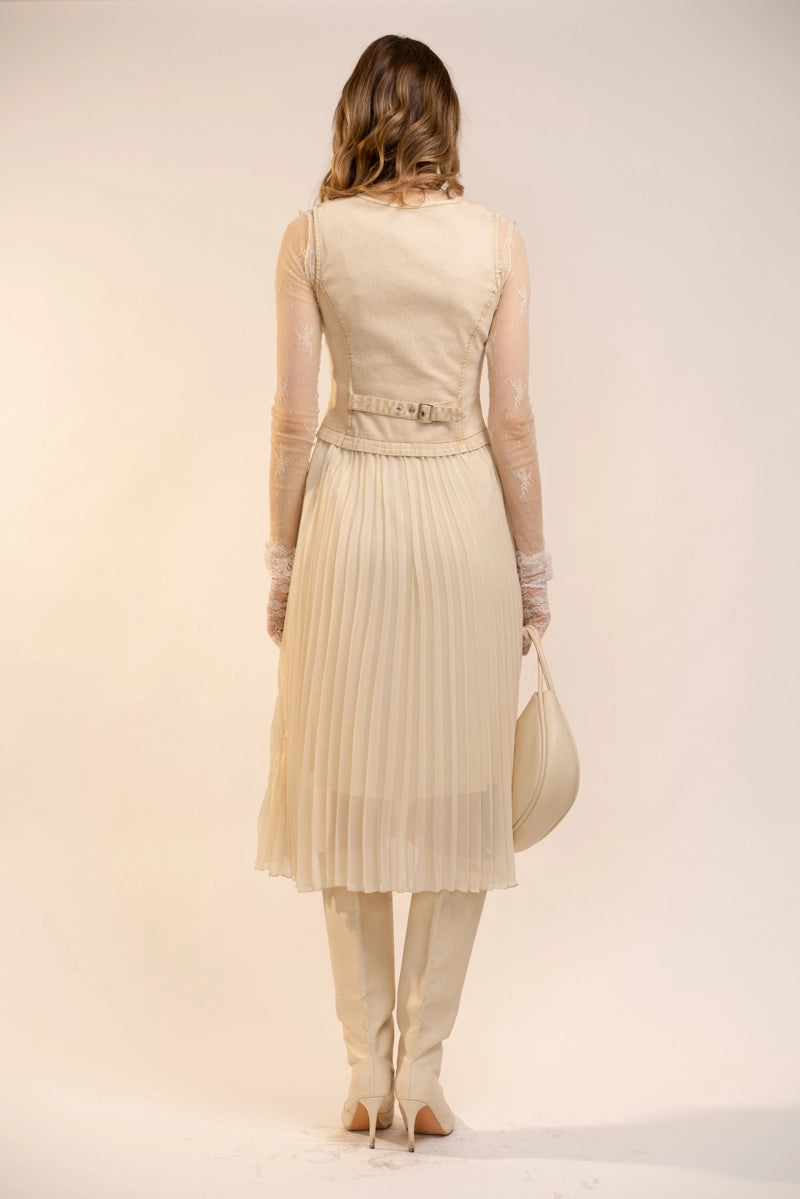 Desert Stitch Midi Dress