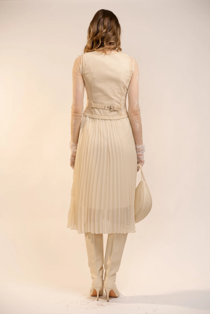 Desert Stitch Midi Dress