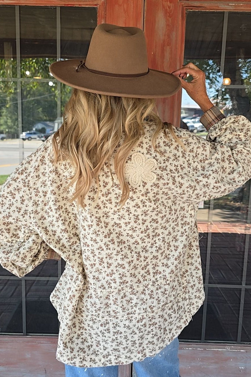Heritage Petal Patchwork Blouse