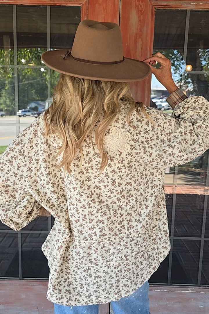 Heritage Petal Patchwork Blouse