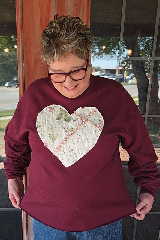 FGO Harmony Heart Quilt Sweatshirt