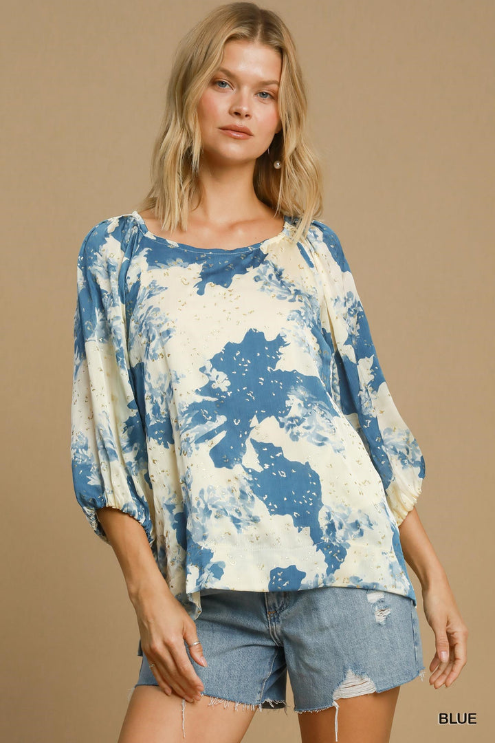 Moonlit Gold-Dust Blouse