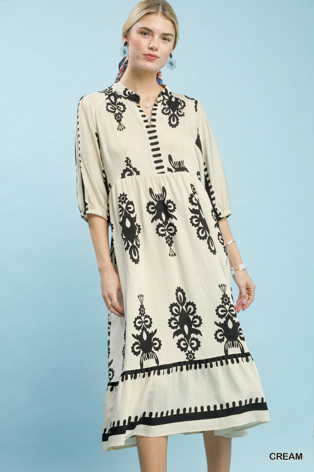 Canvas &amp; Charcoal Dress